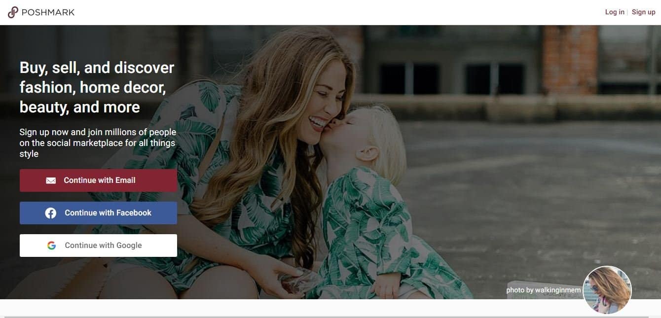 Buy and sell clothes on Poshmark