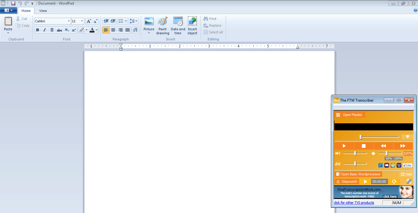 default ftw word processo