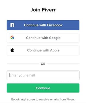 Join Fiverr
