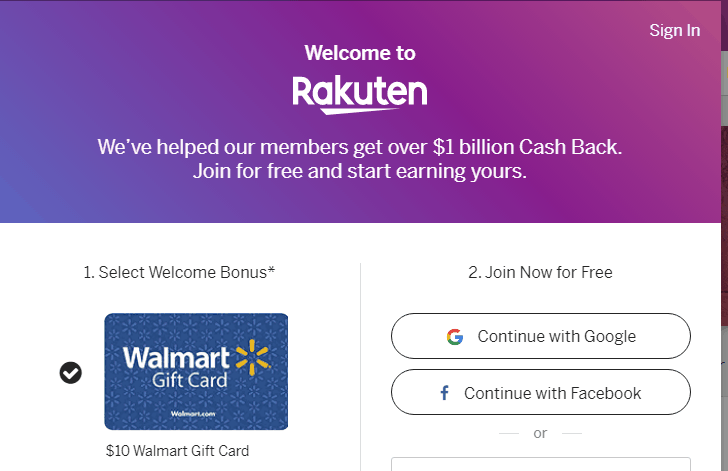 Rakuten cash back app