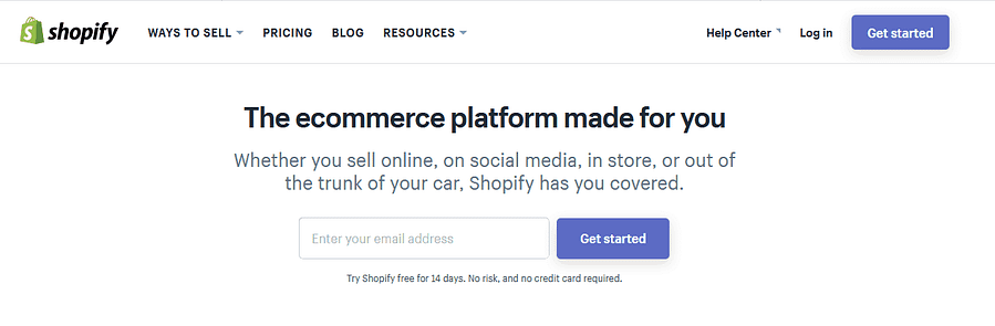 working from home with an online shopify store